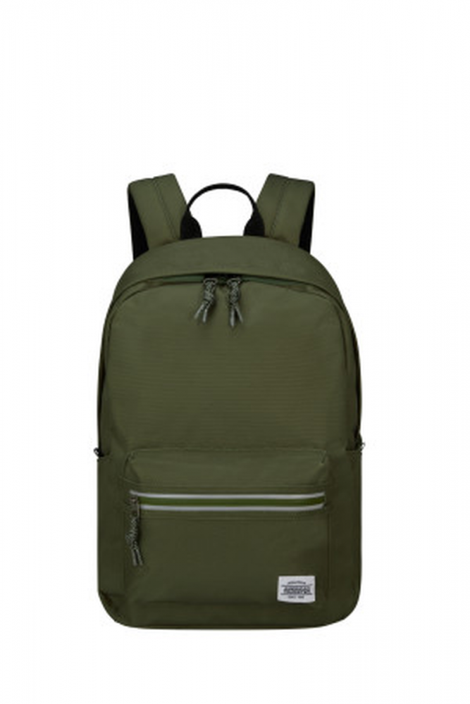 American Tourister Brightup Sling Bag Zip Olive Green #1