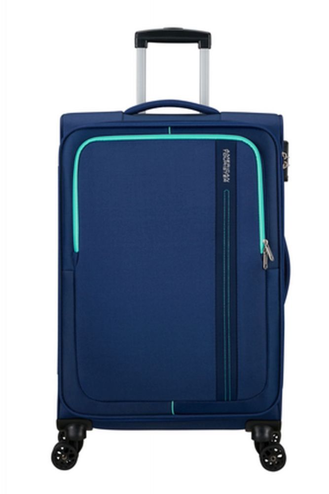 American Tourister Sea Seeker Spinner 68/25 Tsa 68 Combat Navy #1