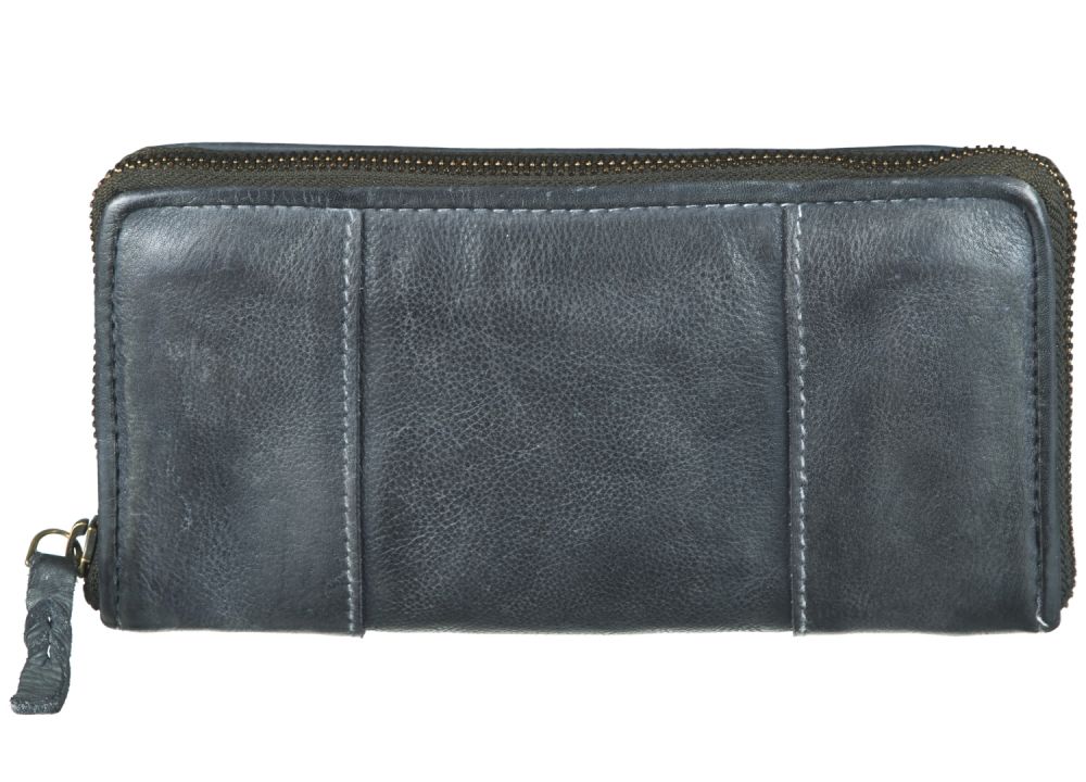 Bull Hunt Zip Wallet-Marine Blue #1