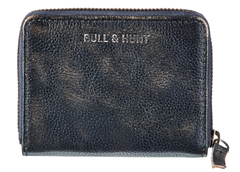 Bull Hunt Midi Zip Wallet-Black #1