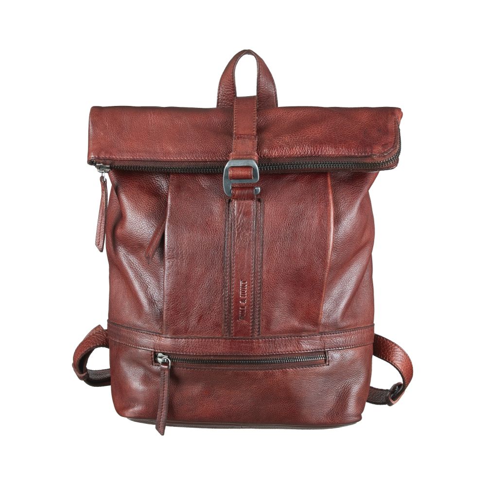 Bull Hunt Rolltop Backpack Rucksack cognac #1