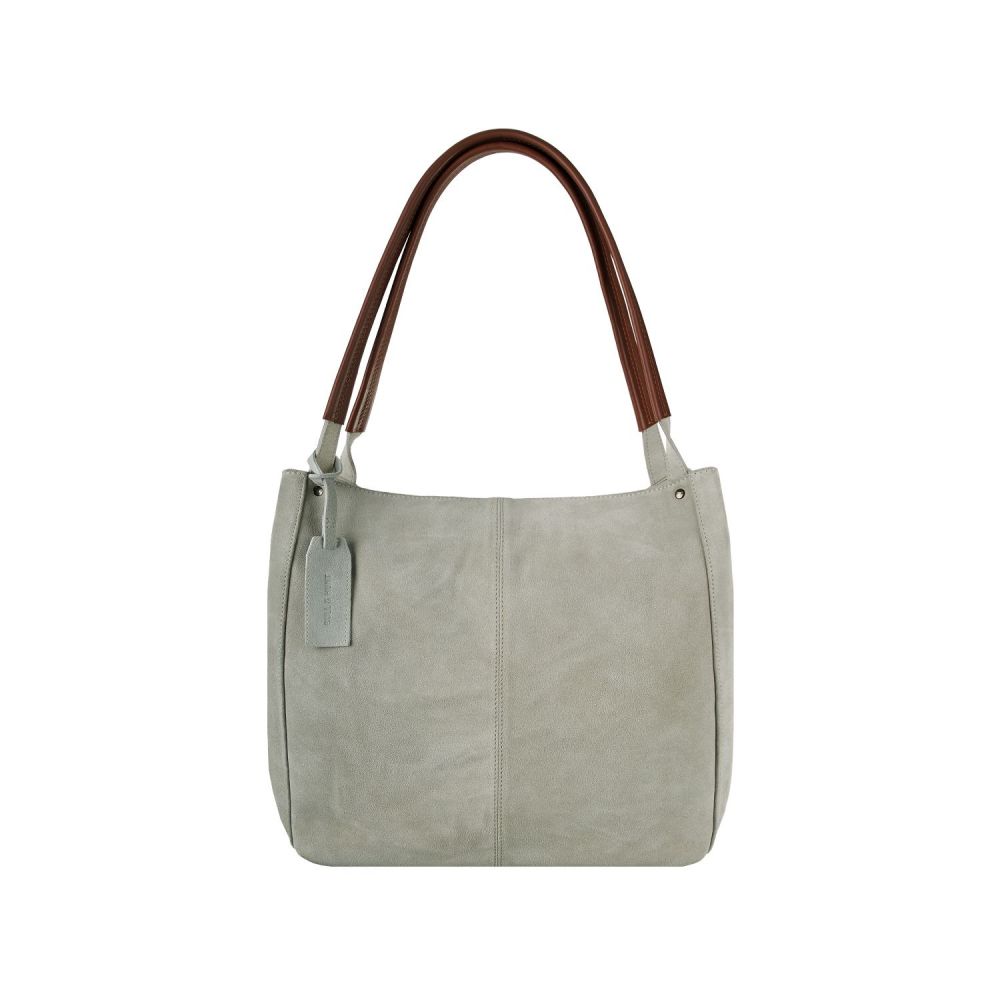 Bull Hunt Shopper Bag-Suede Stone #1