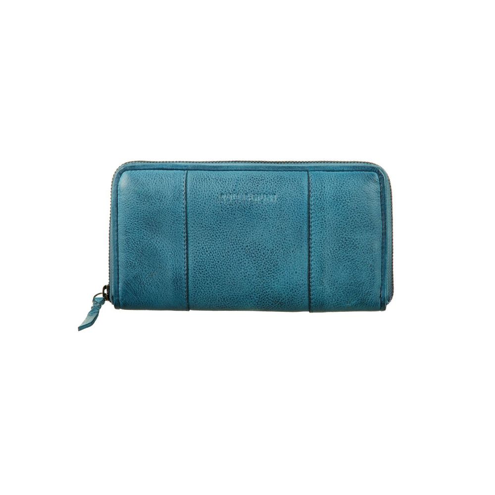 Bull Hunt Zip Wallet-Skyblue #1