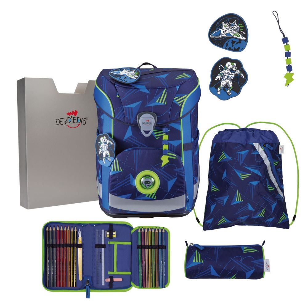 DerDieDas ErgoFlex Easy LED Set Schulranzenset Moon Mission #1