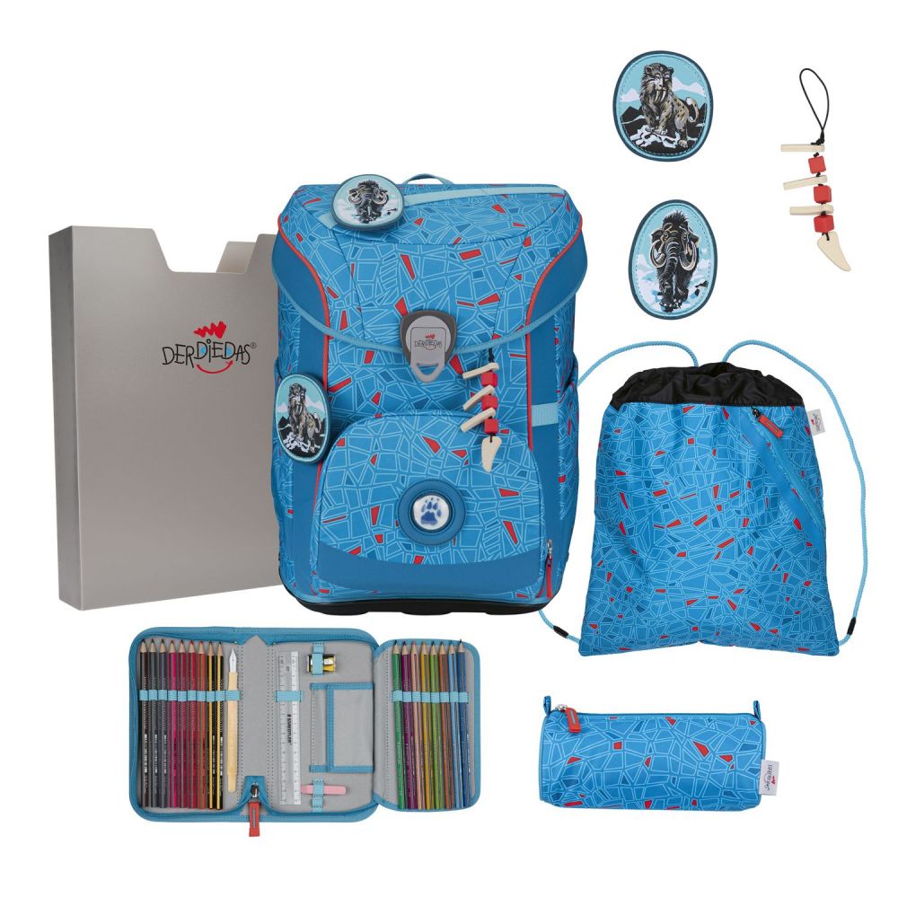 DerDieDas ErgoFlex Easy Superflash Set Schulranzenset Blue Ice #1