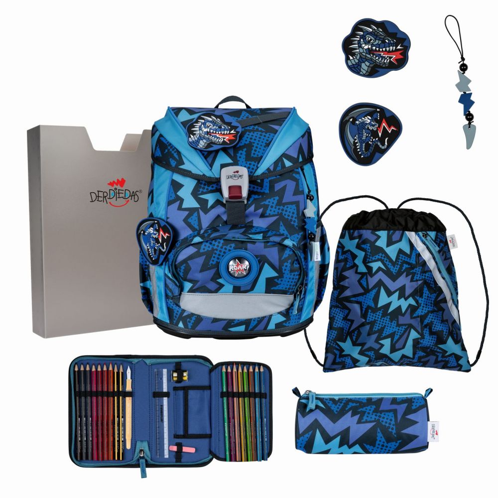 DerDieDas ErgoFlex Light Set Schulranzenset Dark Dragon #1