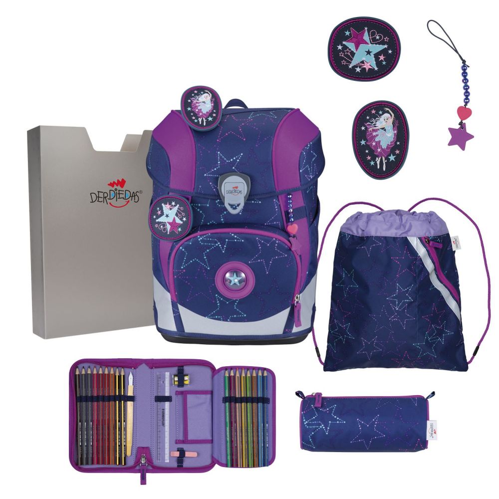 DerDieDas ErgoFlex Tiny LED Set Schulranzenset Dancing Star #1