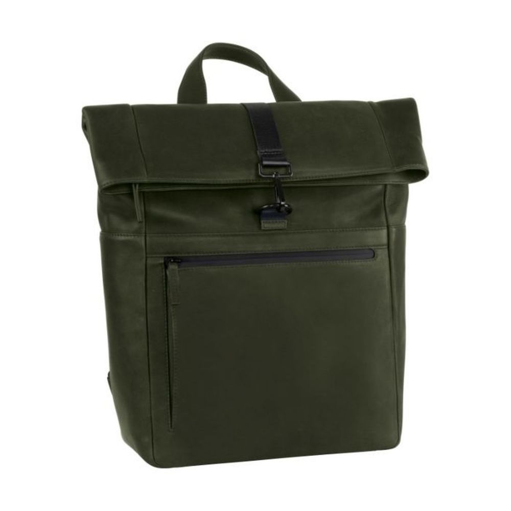 Leonard Heyden Den Haag Rucksack Rolltop Oliv
                                             