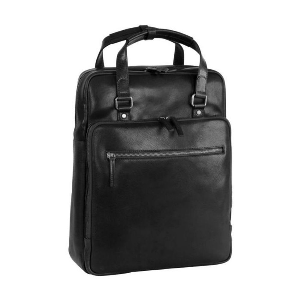 Leonard Heyden Roma Kurzgrifftasche/Rucksack Schwarz #1