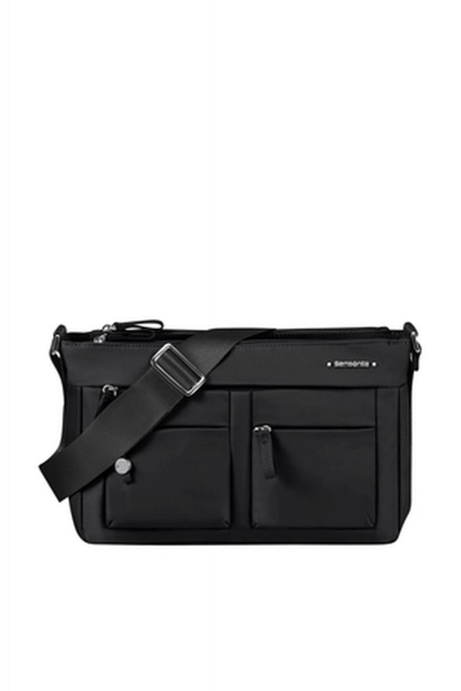 Samsonite Move 4.0 Horiz. Shoulder Bag+Flap Black #1