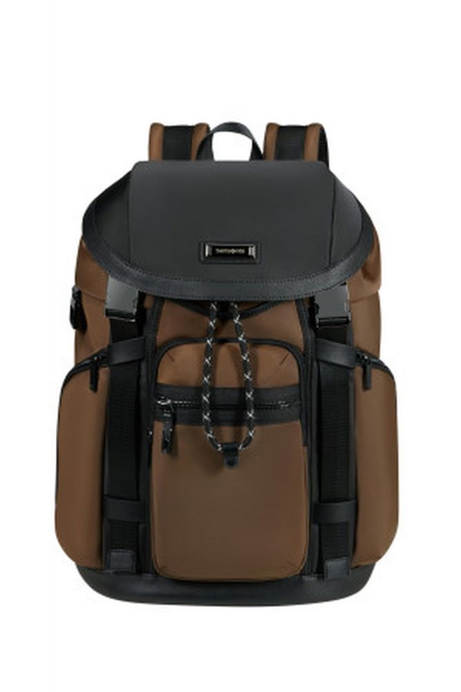 Samsonite Relyon Backpack M 15.6"+Flap Brown #1