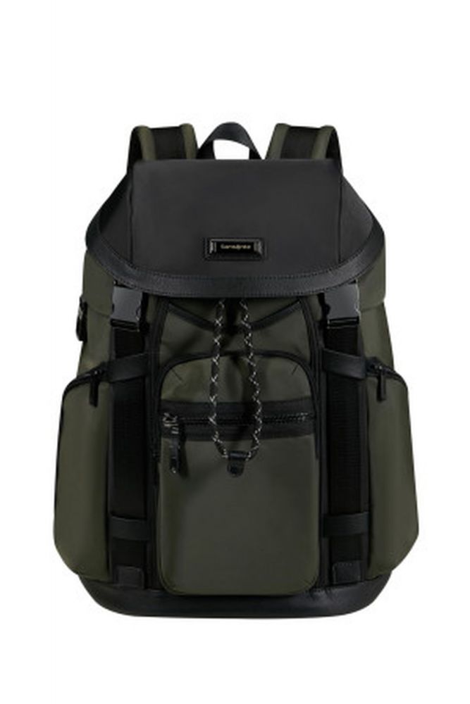 Samsonite Relyon Backpack M 15.6"+Flap Green #1