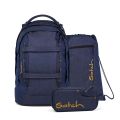 Satch Pack Schulrucksack Set Denim Blue #1