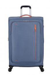 American Tourister Cloudrider Spinner L Exp Tsa Stone Blue