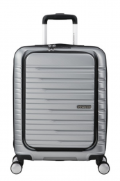 American Tourister Flashline Spinner 55/20 Exp Tsa Sky Silver