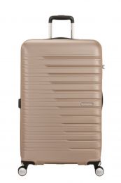 American Tourister Flashline Spinner 78/29 Exp Tsa Ivory Gold 