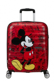 American Tourister Wavebreaker Disney Spinner 55/20 Tsa Disney Fl Mickey Comics Red