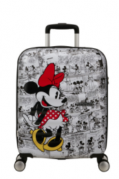 American Tourister Wavebreaker Disney Spinner 55/20 Tsa Disney Fl Minnie Comics White