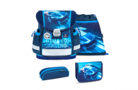 Belmil Classy ergonomisches Schulranzen-Set 4-teilig Rennauto