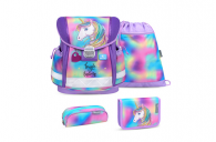 Belmil Classy ergonomisches Schulranzen-Set 4-teilig Einhorn