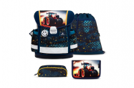 Belmil Classy Schulranzen-Set 4-teilig "Tractron" mit Brustgurt Tractron