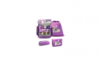 Belmil Mini-Fit ergonomisches Schulranzen-Set 4-teilig Katze