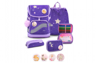 Belmil Smarty Plus Premium Schulranzen Set 5-teilig "Dahlia" Dahlia