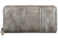 Bull Hunt Zip Wallet-Grey