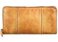 Bull Hunt Zip Wallet-Yellow