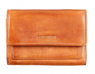 Bull Hunt Midi Flap Wallet-Tan