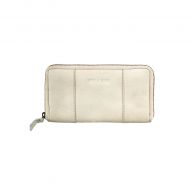 Bull Hunt Zip Wallet-Stone
