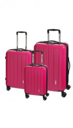 CHECK.IN London Trolley-Set London 2.0 3-tlg. Pink