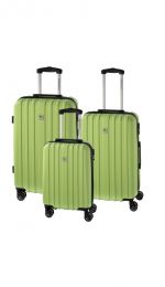 CHECK.IN Aurora Trolley-Set Aurora 3-tlg. Limettengrün