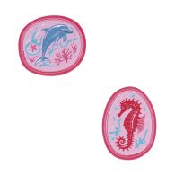 DerDieDas Wechselbuttons, 2tlg. Kletties Coral Reef