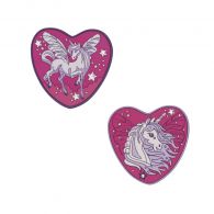 DerDieDas Wechselbuttons, 2tlg. Kletties Purple Unicorn