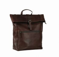 Leonard Heyden Roma Rucksack Rolltop Braun