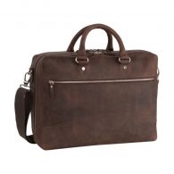 Leonard Heyden Salisbury Rv-Aktenmappe 2 Fächer Braun