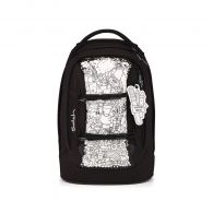 Satch Pack Schulrucksack Set Artist Edition Weiß, Schwarz