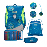 Scout Alpha Set Schulranzenset Deep Sea