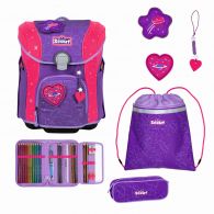Scout Micro Set Superflash Extreme Schulranzenset Heartbeat
