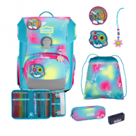 Scout Neo Set Safety Light Schulranzenset Happy Rainbow