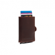 The Chesterfield Brand Lagos Cardholder Brown
