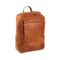 The Chesterfield Brand Rich Rucksack Laptop Backpack  40 Cognac