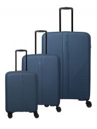 Travelite Air Stripe Trolley 4w L/M exp./S Navy