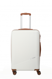Travelite Bali Trolley M 67 Weiss/Cognac