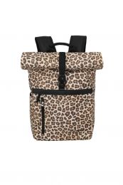 Travelite Basics Rollup Backpack Leopard