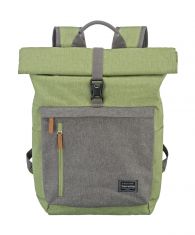 Travelite Basics Rollup Rucksack Grün/Grau
