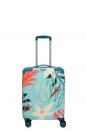 Travelite Cruise Trolley S 55 Türkise Lilien