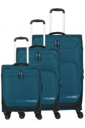 Travelite Kick Off Trolley 4w Lex/Mex/S Petrol 