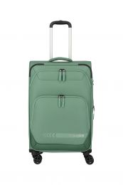 Travelite Kick Off Trolley 4w M exp. Sage Green 